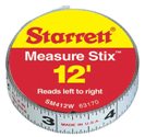 SM412ME Measure stix - steel measure tape with adhesive backing 1/2"/13mm x 12'/4m  English/Metric