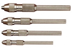 S162Z Starrett Set of 4  Pin Vises (0 -.187* / 0 - 4.8mm)
