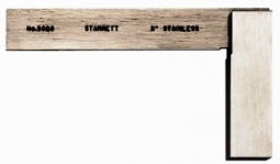3020-3 Starrett Toolmakers Grade Stainless Steel Square 2-31/32* (75mm) Blade 1-31/32* (50mm) Beam