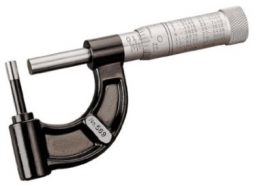 569AXP Starrett Tube Micrometer, 0-1* Range, .001* Grad, 3/16* min. hole size, Plain Carbide spindle