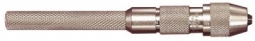 240D Starrett Pin Vise, Tapered collet, .110-.200*(2.8-5.1mm)
