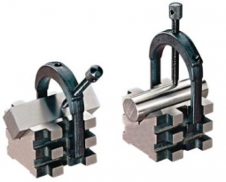 568C Starrett V-Blocks and Clamps for round or square work (V-Blocks (2) and Clamps, Matched Pair)