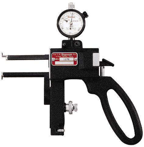 1175Z Dial Indicator Groove Gage .375-6"" Range with 81-136-622J Indicator in Case"