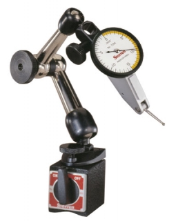 660 Starrett Magnetic Base Indicator Holder with triple-jointed arm and fine adjustment