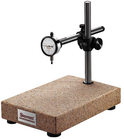 675GMJ Starrett Dial Comparator Stand with Granite Base Includes 25-181J Indicator