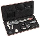 S766AZ Starrett Basic Electronic Tool Set with Output, 799A-6/150, 3734XFL-1 in Case