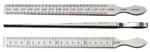 270  Starrett Taper Gage, .010-150 Range, .001 Grad (0.3-4mm Range, 0.05mm Grad)