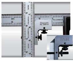 289A Starrett Attachment for Combination Squares, 1* (25mm) Range, 1-9/16*(40mm) Seat Length
