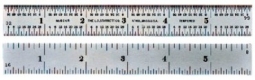 604R-6 Starrett Steel Rule (3/4* width x 3/64* thick) 6* long, 4R graduation
