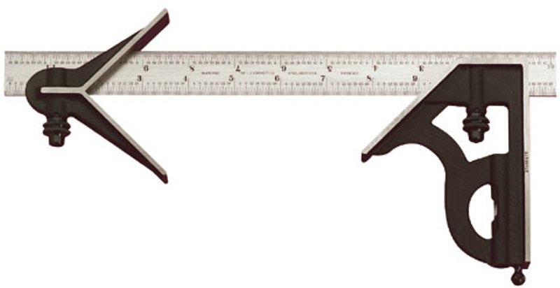 Combination Square w/ Square & Center Head