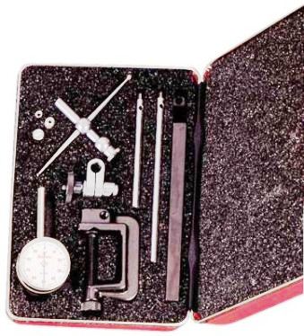 Starrett 196A1Z Dial Test Indicator Kit Universal Back Plunger w/ case USA 