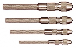S240Z Starrett Pin Vise set with tapered collets  (.010-.200 / 0.25-5.1mm)