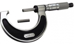 226RL-1 Starrett Outside Micrometer, 0-1* Range,  .001*  Grad,  Ratchet Stop, Lock Nut