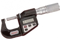 733XFL-1 Starrett Electronic Outside Micrometer, 0-1* Range, Carbide Faces,  with output