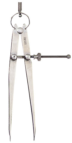 Flat Leg Outside Calipers Spring Divider Measurement Tool 12"/300mm Caliper Tool 