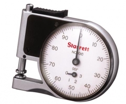 1010Z Starrett Dial Indicator Pocket Gage, 0-.375* Range, 0-100 Dial reading, .001* Graduation