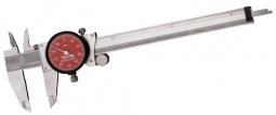 R120A-6 Dial Caliper with Red Dial Fitted Plastic Case 0-6*