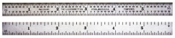 C304R-12  Starrett Steel rule ( 1/2* width  x 1/64* thick ) 12*  Full-Flexible, 4R graduation