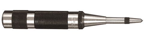 Fokken Koppeling telefoon 18AA Starrett Automatic Center Punch, Adjustable Stroke, 4*(100mm) Length,  7/16* (11mm) Diameter: Manson Tool & Supply